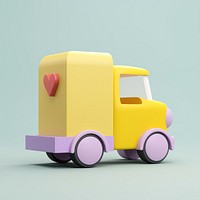 A cargo truck vehicle cartoon toy.