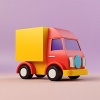 A cargo truck vehicle cartoon transportation.