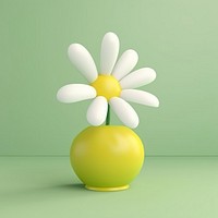 A daisy flower green petal.