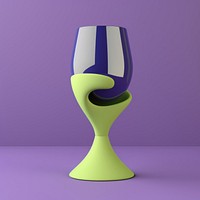 A wine glass cartoon refreshment drinkware.