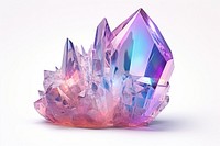 Crystal mineral iridescent gemstone amethyst jewelry.