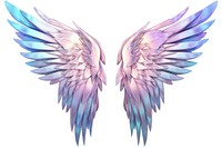 Angle wings iridescent angel white background lightweight.