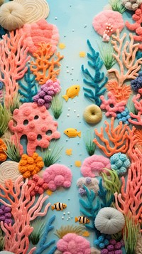 Coral reef backgrounds outdoors pattern.