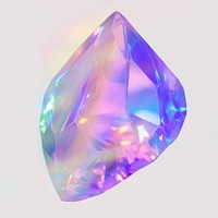 A holography gem gemstone amethyst crystal.