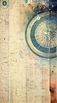 Wallpaper ephemera pale compass space art architecture.