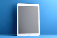 White blank tablet   computer screen portability.