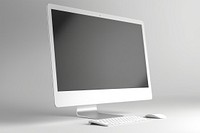 White blank computer   screen electronics multimedia.