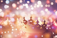 Crown pattern bokeh effect background backgrounds light gold.