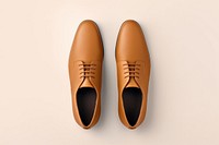 Blank leather shoes  footwear simplicity elegance.