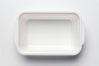 Food container packaging  rectangle porcelain dishware.