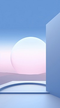  Minimal wallpaper sky architecture tranquility. AI generated Image by rawpixel.