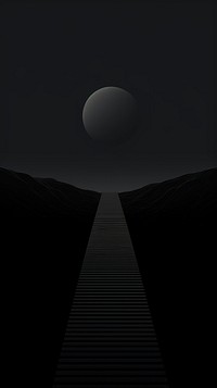  Minimal wallpaper astronomy night moon. AI generated Image by rawpixel.