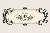 Vintage graphics pattern calligraphy. AI generated Image by rawpixel.
