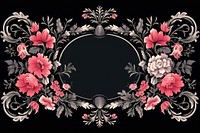Vintage graphics pattern flower. AI generated Image by rawpixel.