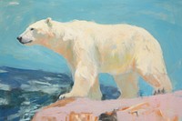 Bear wildlife painting drawing. AI generated Image by rawpixel.