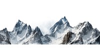 Landscape mountain nature snow. AI generated Image by rawpixel.