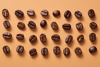 Coffee beans backgrounds confiture chocolate.