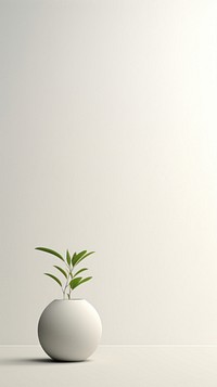  Minimal plant leaf vase. AI generated Image by rawpixel.
