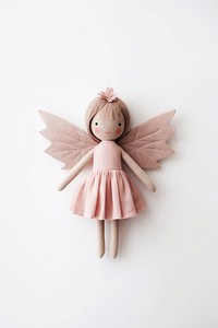 Stuffed doll fairy cute toy representation.