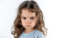 Lil girl angry face portrait photography child.