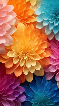 Texture Wallpaper flower pattern dahlia.