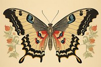  Butterfly art animal insect. AI generated Image by rawpixel.