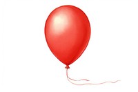 Balloon red anniversary celebration.