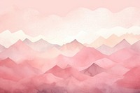 Abstract watercolor pink mountain background backgrounds outdoors nature.