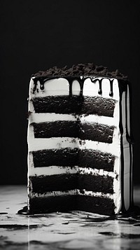 Photography of baking cake dessert black food.