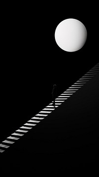 Photography of Solar system lighting white black.