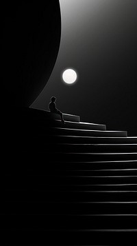 Photography of Solar system architecture staircase lighting.