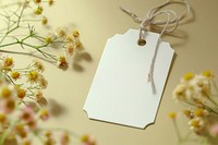 Clothes label tag packaging  flower plant petal.