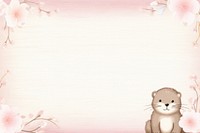  Cute background backgrounds mammal flower. AI generated Image by rawpixel.