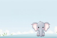  Cute background cartoon animal mammal. AI generated Image by rawpixel.