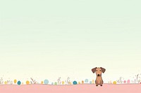  Cute background cartoon animal mammal. AI generated Image by rawpixel.