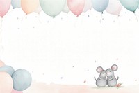  Cute background balloon cute celebration. AI generated Image by rawpixel.