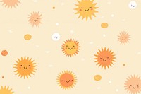  Cute background backgrounds pattern sun. AI generated Image by rawpixel.