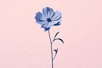  Blue flower nature petal plant. AI generated Image by rawpixel.