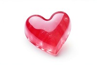  Heart candy white background confectionery. AI generated Image by rawpixel.