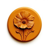 Flower Seal Wax Stamp white background inflorescence accessories.