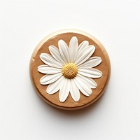 Daisy Seal Wax Stamp flower plant white.