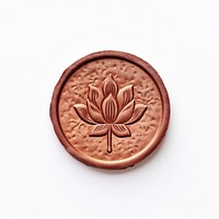 Lotus Seal Wax Stamp white background accessories accessory.