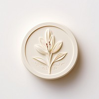 Tuberose flower Seal Wax Stamp porcelain plate accessories.