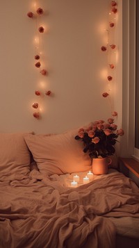 Bedroom furniture lighting pillow.