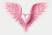 Angel heart wing pink.