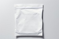 Sanitary bag  packaging white paper gray.