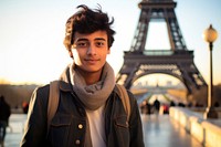 Indian teen age man portrait photo city.