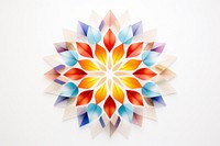 Kaleidoscope origami pattern art.