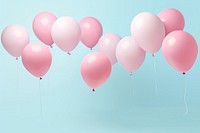  Pastel background balloon anniversary celebration. AI generated Image by rawpixel.