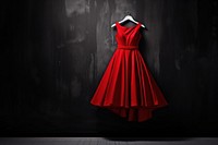 Red dress fashion black white. AI generated Image by rawpixel.